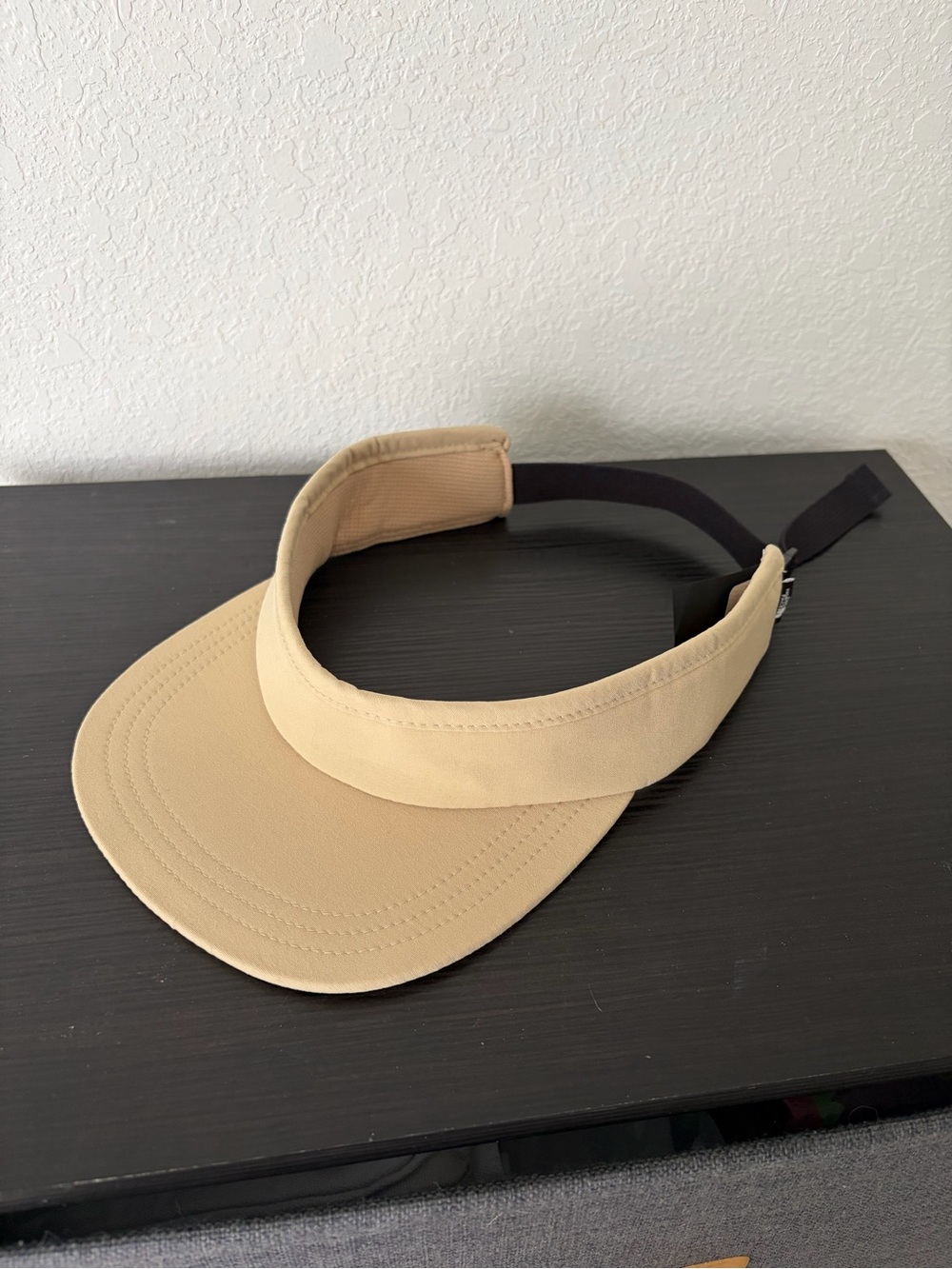 The North Face Class V Visor in the khaki stone colorway